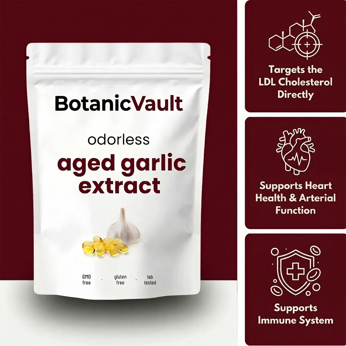 100% Organic Aged Garlic Extract