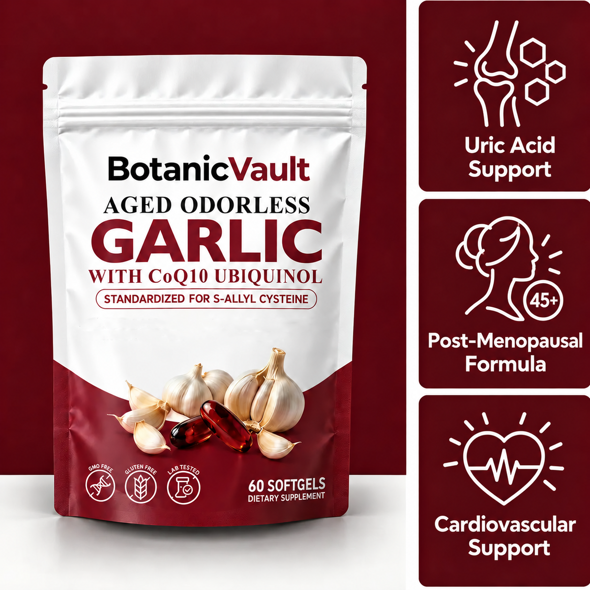 100% Organic Aged Garlic Extract Formula