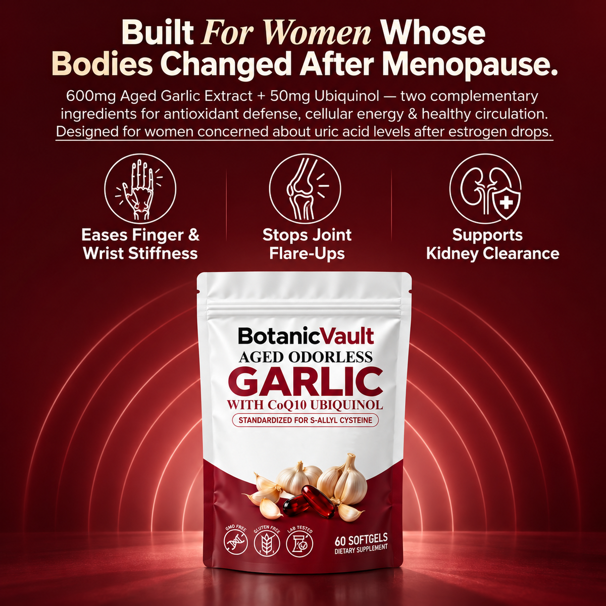 100% Organic Aged Garlic Extract Formula